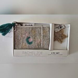 Rachel Zoe Beaded Coin Purse & Starfish Charm Set – NWT